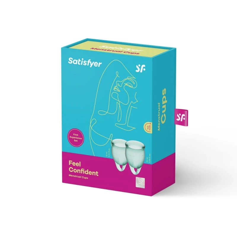 Coupes Menstruelles Satisfyer Feel Confident Vert â Image 3