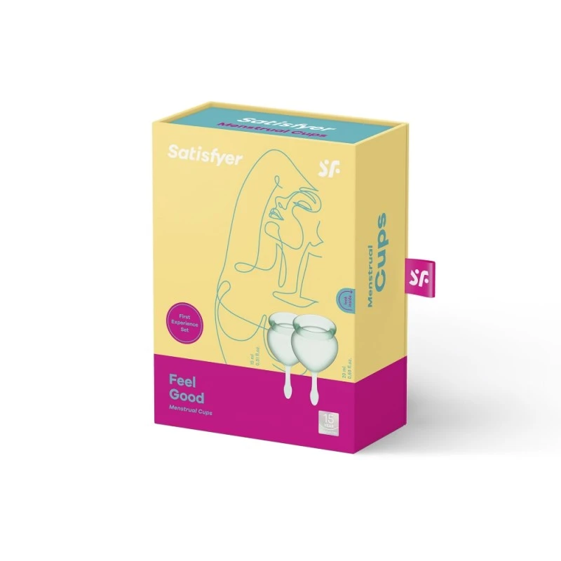 Coupes Menstruelles Satisfyer Feel Good Vert Clair â Image 3