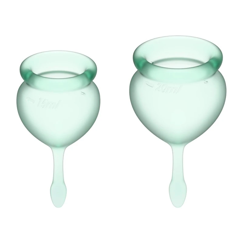 Coupes Menstruelles Satisfyer Feel Good Vert Clair