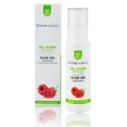 DIVINEXTASES Lubrifiant Framboise Bio Glide Gel 100 Ml