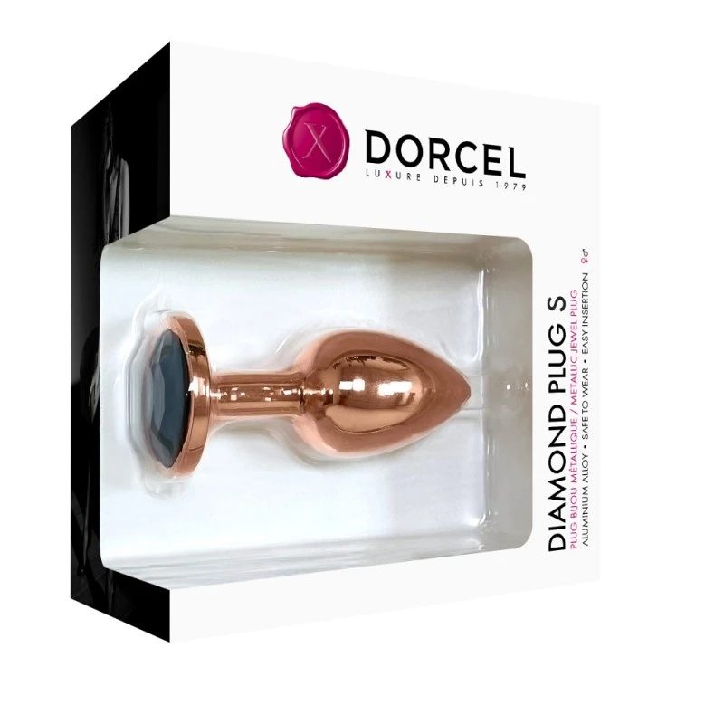 Dorcel Plug Anal Métal Diamant Noir S – Image 4