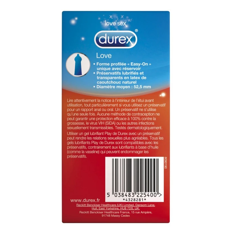 Durex Préservatifs Love Boîte De 6 – Image 3