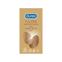 Durex Préservatifs Nude Sans Latex Boîte De 8