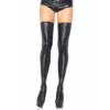 LEG AVENUE Bas Wetlook Noir
