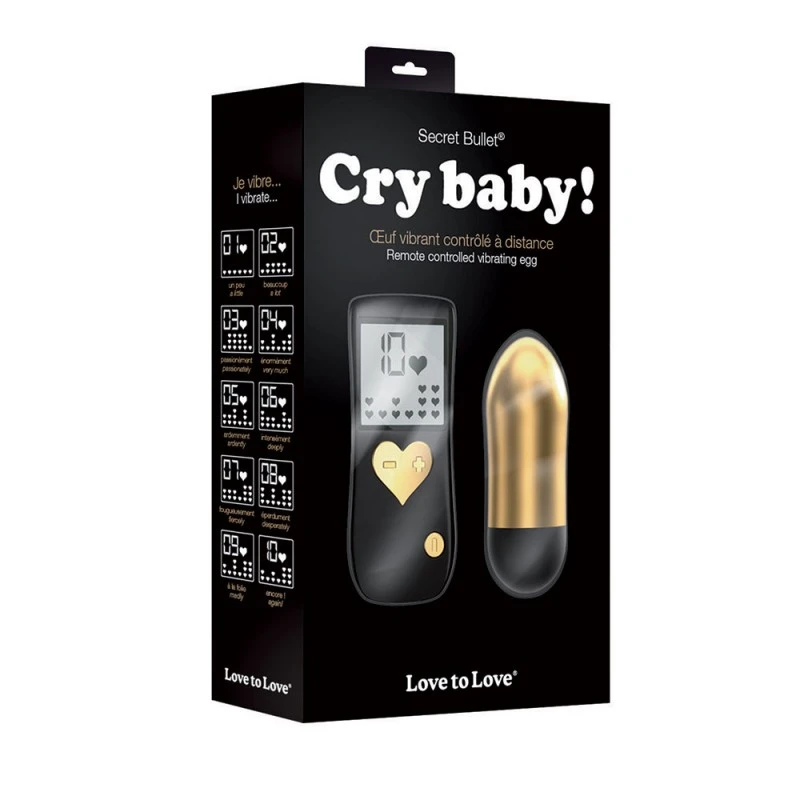 Love To Love Oeuf Vibrant Secret Bullet Cry Baby Gold â Image 4