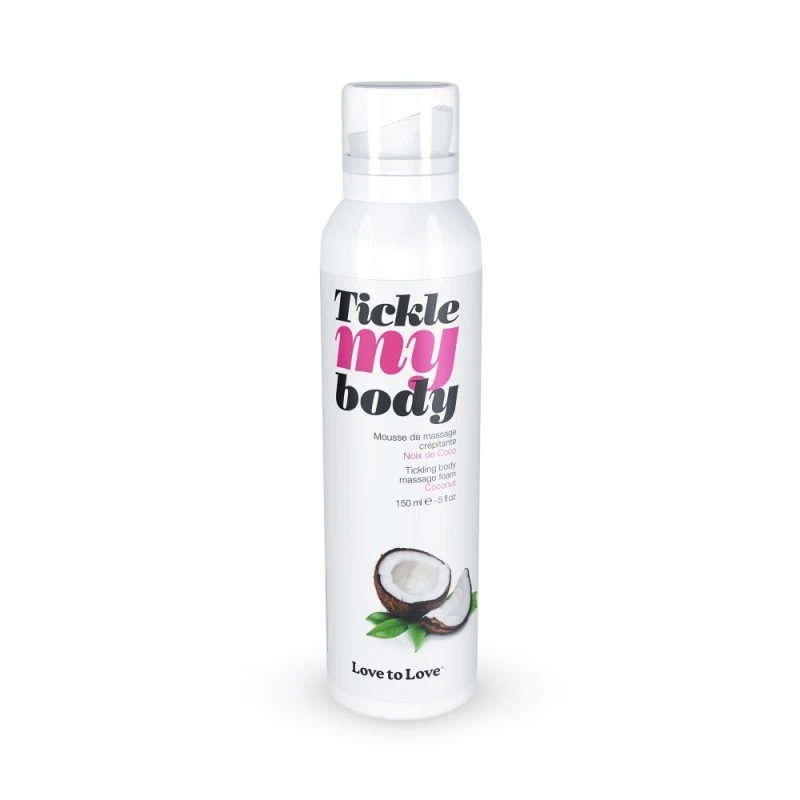 Love To Love Mousse De Massage Crépitante Tickle My Body Noix De Coco – Image 3
