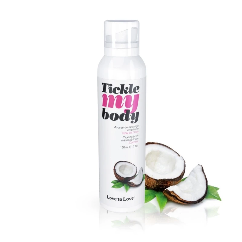 Love To Love Mousse De Massage Crépitante Tickle My Body Noix De Coco