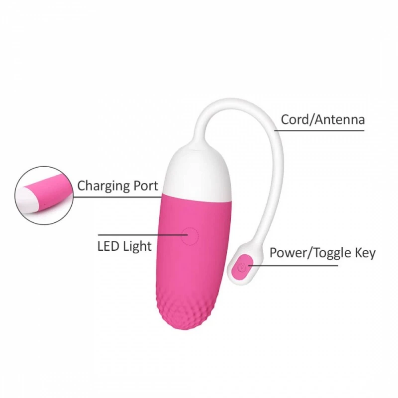 Magic Motion Oeuf Vibrant Connecté Magic Vini Rose – Image 5