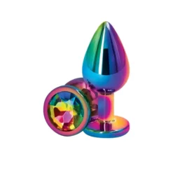 Nsnovelties Bijou Anal M Multicolore Rainbow Rear Assets