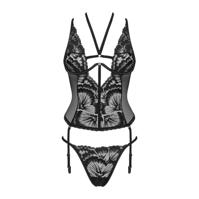 Obsessive Guêpière Alessya Dentelle Noire – Image 2