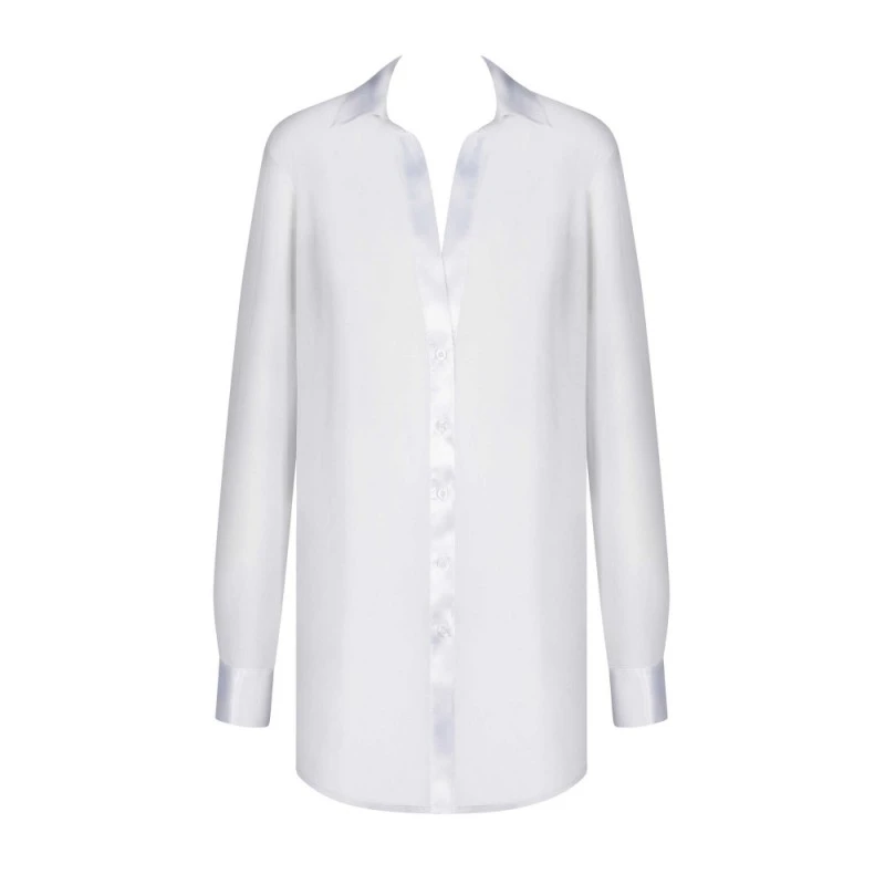 Obsessive Chemise Stellya Maille Blanche – Image 2