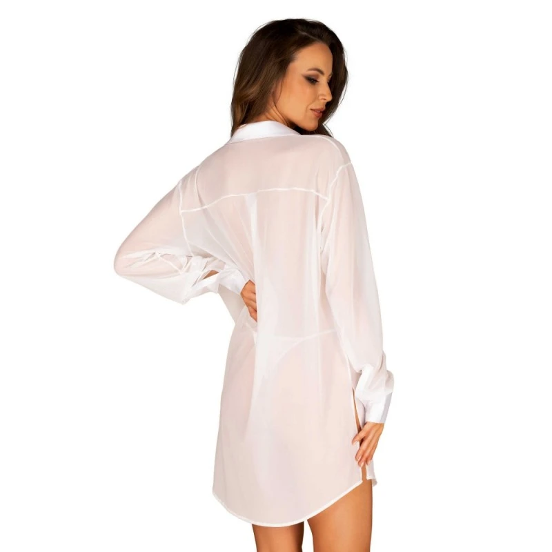 Obsessive Chemise Stellya Maille Blanche – Image 3