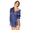 Obsessive Chemise Stellya Maille Bleue