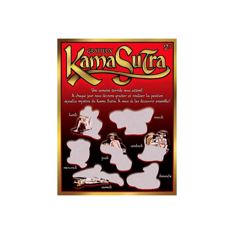 Ozze Carte Ă Gratter Kamasutra