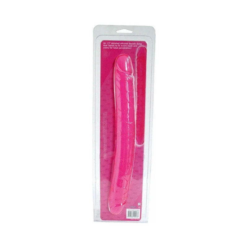 Seven Creations Double Dong Pink Clear Soft – Image 3