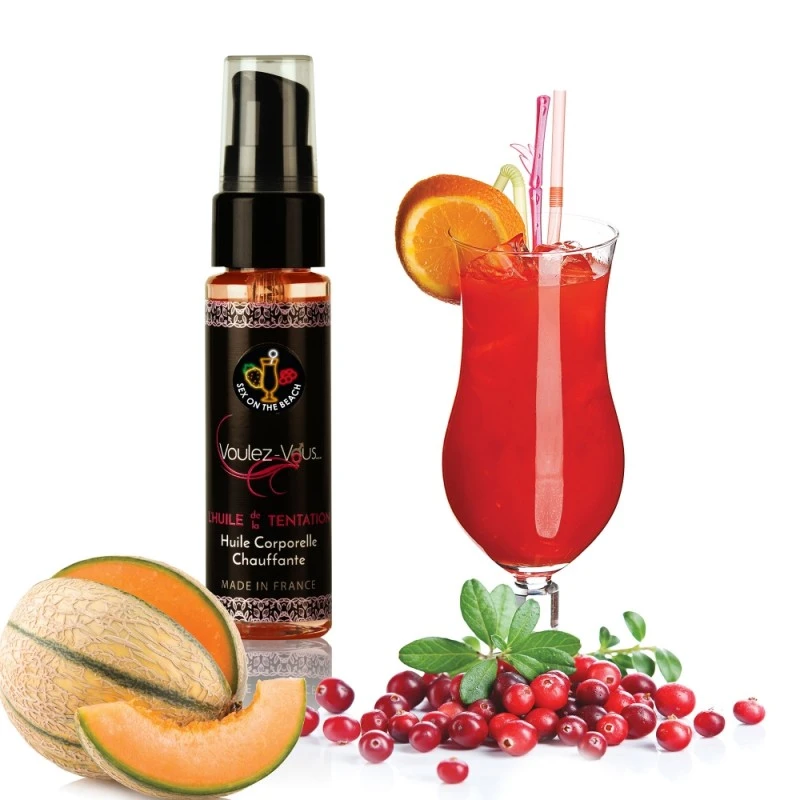 Voulez-Vous Huile Comestible & Chauffante Sex On The Beach Huile De La Tentation